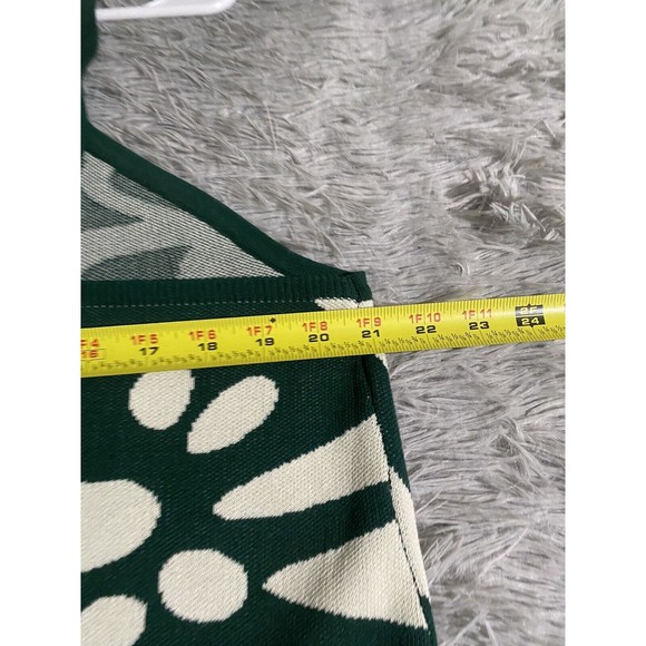 Cider Womens Knit U Line Boho Midi Dress Green Lagenlook Beachy 2XL - Picture 8 of 12